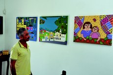 Os visitantes da exposição podem contemplar mais de 30 obras de artistas da Paraíba, Pernambuco e Rio Grande do Norte