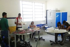 A oficina de robótica é uma das mais visitadas do evento que agrega diferentes áreas