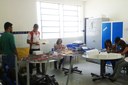 A oficina de robótica é uma das mais visitadas do evento que agrega diferentes áreas