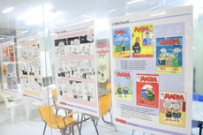 Acervo da Gibiteca conta com milhares de revistas em quadrinhos nacionais e internacionais, somando um total de quatro mil exemplares