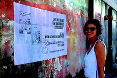A artista paraibana e a capa do livro “Olga, a sexóloga” publicado em novembro do ano passado