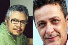 O maestro Eli-Eri Moura (esquerda) é natural de Campina Grande e o dramaturgo Tarcísio Pereira (direita) nasceu na cidade de Pombal 