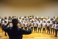 O Coro infantil da Paraíba, formado por crianças que têm entre oito e 15 anos de idade, é uma das atrações do projeto