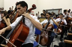 Mais de mil instrumentos musicais já foram adquiridos para o 
desenvolvimento do projeto que atende 1,2 mil alunos em todo o estado