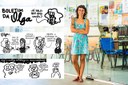 A ilustradora Thaïs Gualberto suas últimas tirinhas publicadas