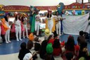 Grupo tem executado atividades lúdicas para promover prevenção e educação em saúde em escolas, creches e em vários municípios da PB