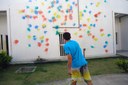 Essa foi a primeira vez que uma performance nesse gênero foi realizada na unidade socioeducativa e dos 177 internos apenas seis não quiseram participar