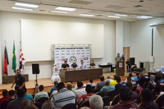 Responsáveis pelo torneio e representantes das equipes participaram do congresso técnico que definiu as datas e tabelas