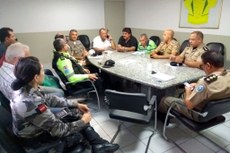 Reunião na FPF definiu o esquema de segurança para o jogo de domingo, no Estádio Almeidão