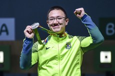 Felipe Wu é atleta do Exército Brasileiro