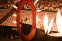 Cadeirante norte-americano Aaron “Wheelz” desceu uma megarrampa erguida no Maracanã e passou por dentro de um círculo