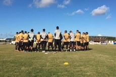 Os jogadores botafoguenses realizaram ontem o último treino antes do jogo, e sabem da importância de vencer o adversário, pois querem permanecer entre os quatro melhores na tabela