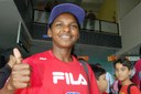 Ednalva Laureano (Pretinha) é uma das atletas que participa da comitiva de condução da tocha no estado