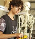 Samuel Melo da Silva foi um dos alunos que garantiu medalha na Olimpíada. 
