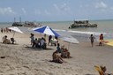 Durante a vistoria realizada ontem, não foi encontrada nenhuma irregularidade nas embarcações