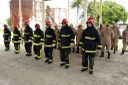 Na qualificação, os bombeiros foram preparados para atuar em locais que oferecem riscos iminentes de incêndios
