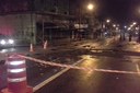 Interdição foi necessária após a tubulação do canal da Lagoa estourar