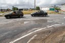 Contorno do bairro Costa e Silva, na BR-101, é um dos trechos mais danificado s e que são alvo de reclamação dos motoristas 