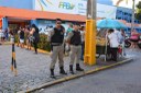 O policiamento aconteceu nos locais e entorno de onde foi realizado o Exame Nacional do Ensino Médio 2017
