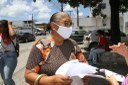 Sofrendo com problemas de saúde, a aposentada Maria da Penha é uma das pessoas que alegam que a população é a mais prejudicada com a paralisação.