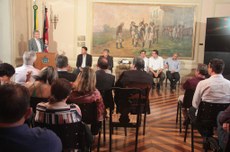 Governador Ricardo Coutinho lançou o convênio com as 27 prefeituras paraibanas em solenidade no Palácio da Redenção 