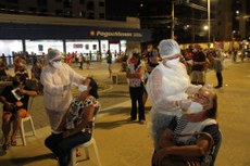 Testes aplicados na campanha da PMJP são do tipo RT-PCR Antígeno, cujo resultado sai em 15 minutos; em caso de resultado positivo, a pessoa recebe orientações médicas, inclusive sobre isolamento social, e encaminhamento para serviços de saúde