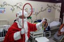 As visitas ocorreram nas enfermarias do Hospital Estadual de Emergência e Trauma Senador Humberto Lucena e do Hospital de Traumatologia e Ortopedia da Paraíba, em João Pessoa