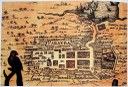 Mapa da antiga cidade da Parahyba datado de 1634 faz parte do acervo pesquisado