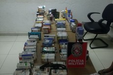 Polícia recuperou mais de R$ 8 mil em medicamentos e produtos de higiene animal