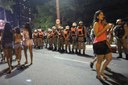 O policiamento no denominado corredor da folia foi reforçado por cerca de 700 homens e mulheres nas suas diversas modalidades
