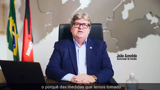 Governador fez pronuncionamento em suas redes sociais no último domingo (22). 