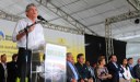 O governador Ricardo discursou em defesa da plenitude democrática