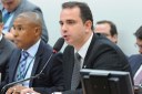 Sessão foi presidida pelo deputado Rodrigo Pacheco, PMDB-MG, que teve 39 votos a favor e 26 contrários