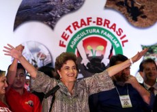Presidente afastada na abertura do IV Congresso Nacional dos Trabalhadores e Trabalhadoras na Agricultura Familiar