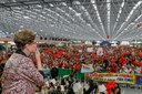 Presidente Dilma Rousseff foi recebida por uma multidão no Espaço Cultural, em João Pessoa