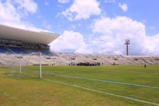 Para a implantação do gramado esportivo com sistema de drenagem e irrigação no Amigão serão disponibilizados R$ 1,9 milhão