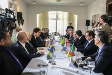 Chefes de Estado se reuniram na casa oficial do governador do DF, Rodrigo Rollemberg (PSB)