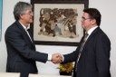 Governador cumprimenta embaixador da Finlândia, Markku Virri