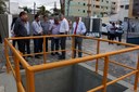 "Quando assumimos, a cidade tinha 46% de cobertura por sistema de abastecimento ligado. Hoje atingimos a marca de 76%", ressaltou Ricardo