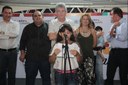 "A obra está linda", disse, emocionada, a estudante do 5º ano, Daiane Katlen