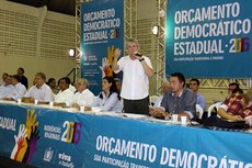 Nas audiências do ODE, a população elege as prioridades de investimento para a região a serem realizadas pelo Governo do Estado