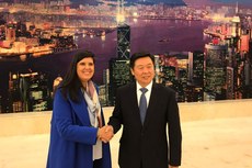 Vice-governadora se reuniu com autoridades e empresários chineses