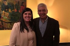 Vice-governadora e embaixador do Brasil na China, Marcos Caramuru de Paiva, buscam estreitar parcerias institucionais