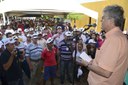 “Essa é a 35ª cidade a sair do isolamento asfáltico e não vamos deixar nenhum local sem estrada", disse o governador