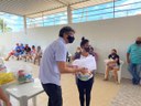 Entrega de cestas básicas