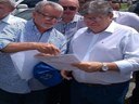 Governador João Azevêdo e Superintendente do DER, Carlos Pereira