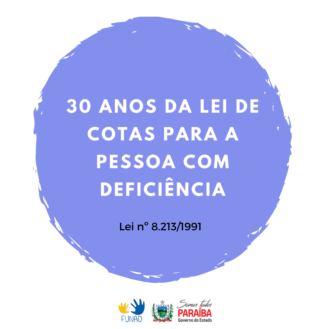 lei de cotas 30 anos