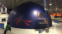 Shiko prepara nova pintura artística do Planetário