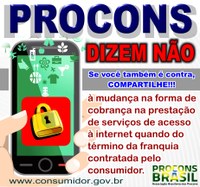 Ação contra bloqueio da internet móvel