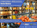 Pesquisa cesta básica - 23 e 24 de agosto de 2017 Pesquisa cesta básica - 23 e 24 de agosto de 2017